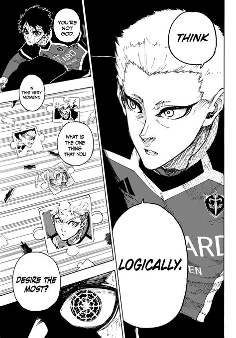 Yoichi Isagi lost the opportunity to go to the national high school championships because he passed to his teammate who missed instead of shooting himself. . Blue lock manga chapter 199